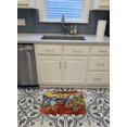 thumbnail image 3 of Carolines Treasures JMK1107RUG Bleu Crabe Rouge Machine Lavable Mémoire Tapis de Mousse, 3 of 4