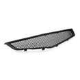 thumbnail image 6 of Car Front Bumper Grille Mesh Grill For Acura TSX 2006-2008 Carbon Fiber Look Matte Black Glossy Black, 6 of 11