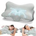 thumbnail image 1 of Almohada cervical ergonómica de espuma viscoelástica Krightlink con doble altura, 1 of 7