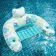 thumbnail image 3 of Silla Flotante De Piscina Silla de asiento flotante inflable de PVC para piscina con diseño de portavasos inflador (azul) Ndcxsfigh Para Estrenar, 3 of 5