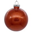 thumbnail image 1 of Adorno Navideño Bola Transparente Vickerman con Purpurina Bittersweet, 1 of 1