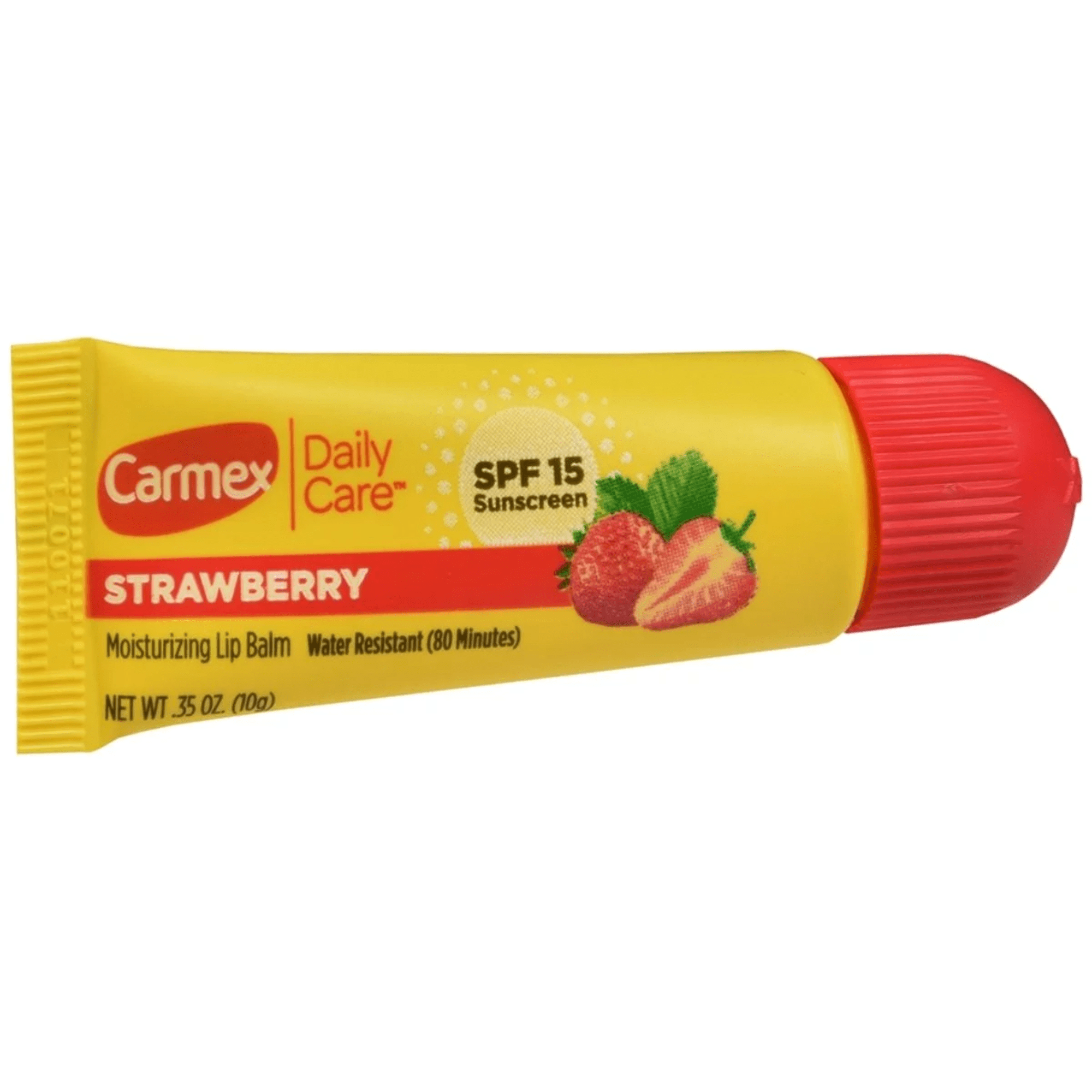 Carmex Classic Medicated Strawberry Flavor Tubes .35 Oz. (Pack of 12)