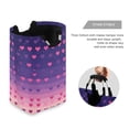 thumbnail image 3 of Yayeee Freestanding Laundry Hamper with Handle Collapsible Large Storage Basket for Clothes, Gradient Love, 3 of 7