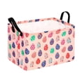 thumbnail image 2 of Large Empty Easter Basket Chicken Egg Basket for Kid Fabric Personalized Bunny Eggs Easte Gift Storage Basket for Boy and Girl Hunting Easter Eggs(C), 2 of 7