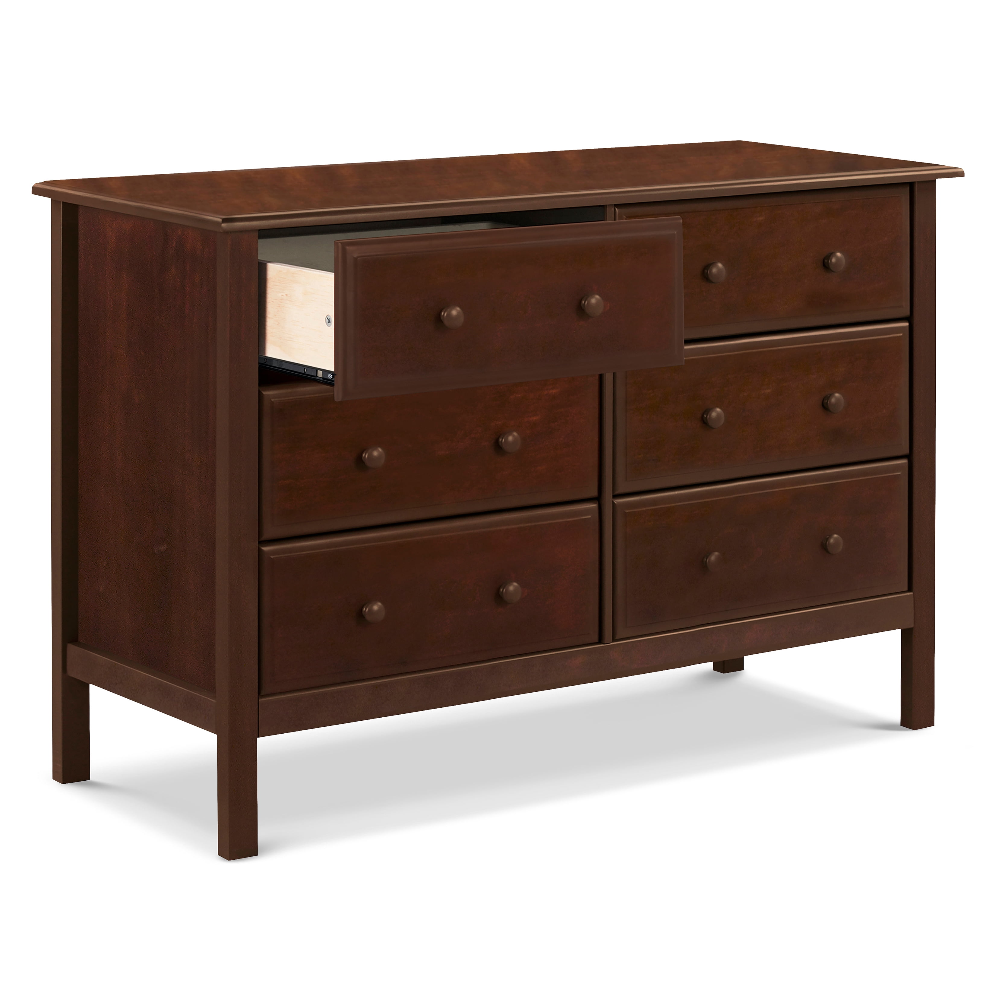 Davinci Jayden 6 Drawer Double Dresser In Espresso Walmart Com