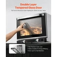 thumbnail image 4 of KFFKFF Commercial Countertop Oven, 66L 4-Tier Toaster Oven, 2800W Electric Baking Oven with Tempered Glass Door, Wire Racks Clip Tray Gloves, 4 of 9