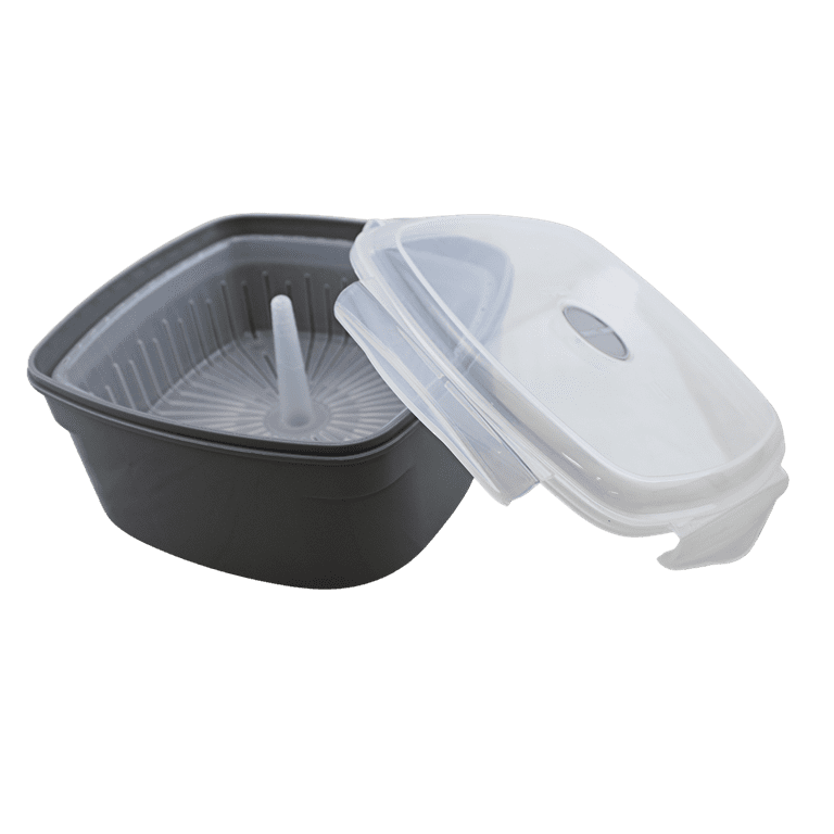 Anyday Microwave Cookware | Microwave Steamer for Cooking | Microwave Safe  Mixing Bowls | Vegetable Steamer | Food Storage Container | 1 x The Medium