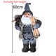 thumbnail image 3 of Adornos navideños grandes de Papá Noel de 60 cm para el hogar, feliz año nuevo 2023, ropa de tela tejida, decoración de ventanas para muñecas, 3 of 5