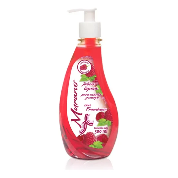 Jabón Líquido Murano 10pz 300ml C/u Surtido Vegetal Extracto
