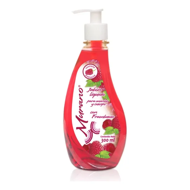 Jabón Líquido Murano 10pz 300ml C/u Surtido Vegetal Extracto