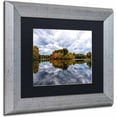 thumbnail image 2 of Trademark Fine Art 'Autumn Reflections' Canvas Art by PIPA Fine Art, Black Matte, Silver Frame, 2 of 4