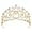 Gold, variant on Crystal Crowns for Women, Crystal Bubble TiaraBride Royal Queen Headband Princess Headpieces for Women Bridal Wedding Prom Birthday Party Crowns