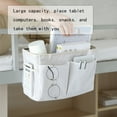 thumbnail image 3 of Bedside Caddy under $5! Bzdzmqm Bedside Hanging Storage Basket Organizer Caddy, Multi-Function Bed Rail Holder for Bunk Hospitals, Dorm Room Storage Solution, Canvas Hanging Organizer Pocket, 3 of 9