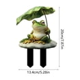 thumbnail image 3 of TOPRenddon Animal Shaped 2D Plastic Ground Stakes, Blue Garden Home Decorative Stakes, Easy Install Patio Lawn Flower Bed Decor Stakes, 3 of 6