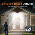 thumbnail image 5 of GD203-2 Outdoor Solar Light with Motion Sensor, IP65 Waterproof Outdoor Light for Garden, Garage, Patio, 2 Pack, 5 of 5