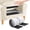 black, variant on 1 Inch x 28 Ft Strips with Adhesive, Nylon Self Adhesive Heavy Duty Strips, Double Sided Sticky Back Fastener Roll Tape for Home Office Car and Crafting Organization (White)