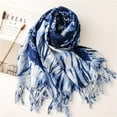 thumbnail image 2 of HSHDLDF Foulard Boho pour Femmes Légère Foulard Imprimée Florale Automne Hiver Mode Châle à Franges, 2 of 5