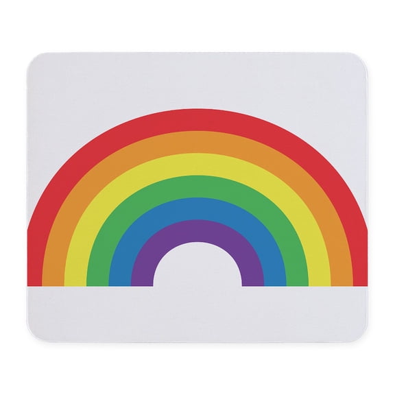 CafePress - Gay Rainbow Mousepad - Non-slip Rubber Mousepad, Gaming Mouse Pad