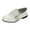 White, variant on Povozer Boys Dress Shoes Slip-On Comfort Uniform Oxford Loafer with Buckle(Big Kid/Little Kid) for US 1.5,Brown