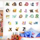 thumbnail image 4 of Gwong Decoración hogareña 3 unids encantador 26 inglés letra animal pegatina de pared sala de niños decoración del hogar Gwong 21027796, 4 of 6