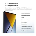 thumbnail image 3 of Tableta Xiaomi POCO Pad X1 512GB 8GB RAM 3.2K 144Hz 11.2" Snapdragon 7+ Gen 3 8850mAh,Gris, 3 of 6