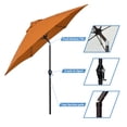 thumbnail image 2 of Sunline 9 ft Crank Open Push Tilt Fiberglass Ribs Aluminum Pole Market Patio Umbrella, 2 of 6