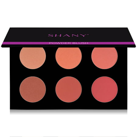 SHANY Shimmer & Matte Warm-Toned Blush Palette - Layer 6 - Refill for the 6 Layer Mini Masterpiece Collection Makeup