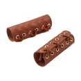 thumbnail image 3 of Colaxi 2 Pieces Generic Handlebar Covers Parts Easy Installation Decor PU Leather Brake Clutch Covers for Electric Moped Riding Brown, 3 of 8