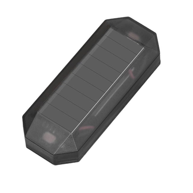 Luces estroboscópicas de advertencia TQEHS para aviones LED solares recargables rojo R5Q7