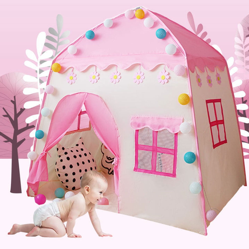 pink toy house