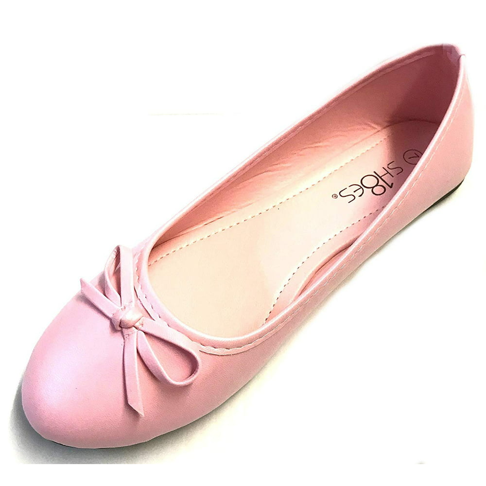 Shoes8teen - New Womens Ballerina Ballet Flats Shoes Leopard & Solids ...