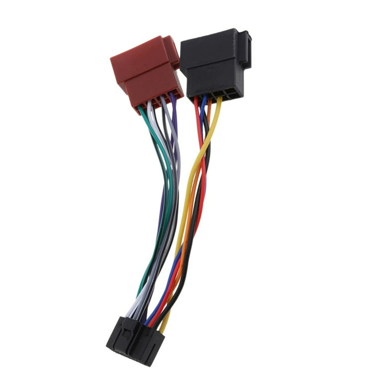 16 Pin Wire Harness ISO Adapter Cable for Android Car Stereo ISO