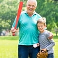 thumbnail image 4 of juego de bate y pelota de béisbol para adolescentes, de plástico, para exteriores, ideal para principiantes, 4 of 8