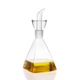 thumbnail image 1 of HAIZEEN 17oz Glass All-Purpose Cruet, Glass Oil Decanter and Cruet (Pyramidal-17 oz), 1 of 4