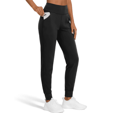 Rosvigor Yoga Women Joggers Athletic Pants for Women Elastic High Waisted Tapered Casual Pants with Pockets