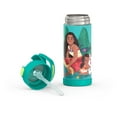 thumbnail image 5 of Thermos Kids Stainless Steel Funtainer Water Bottle with Straw, Dishwasher Safe, Leak Proof, Moana 14 oz, 5 of 8