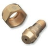 Western Enterprises Regulator Inlet Nuts, Acetylene (B), Brass, CGA-520 - 1 EA (312-300-2)