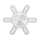 thumbnail image 1 of Platillo volador de tornillo E27 con luz de hoja plegable LED de 6 aspas, 1 of 8
