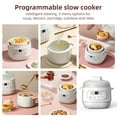 thumbnail image 4 of slow cooker,1 Quart 200w Quart 200w Warmer And Cooker 1-3 Cooker 1 Quart Slow Cooker 1 Ceramic Pot 24h Warmer With Ceramic With Ceramic Pot Cooker 1-3 Person Pot 24h And 200w Warmer With, 4 of 5