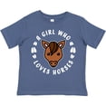 thumbnail image 3 of Inktastic A Girl Who Loves Horses Boys or Girls Toddler T-Shirt, 3 of 5