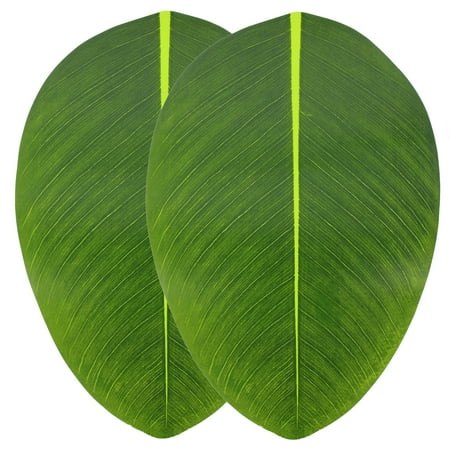 

2Pcs Dish Mats Desktop Cups Mats Heat Insulation Leaf Shaped Table Mats