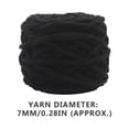thumbnail image 4 of Cotton Blend Polyester Knitting Yarn Knitting Accessories Weaving Crochet Thread Scarf Sweater Knitting Accessories, Black, 4 of 7