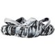 thumbnail image 1 of Crocs Classic Forradas Tie-Dye Zuecos Blanco/Negro, Hombre 4, 1 of 1