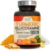 Health Nutrition Turmeric Curcumin with Ginger Glucosamine & MSM, 2000mg, 120 Ct