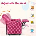 thumbnail image 6 of Infans Kids Recliner with Cup Holder w/Adjustable Backrest & Footrest for Boys & Girls, 6 of 7