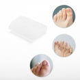 thumbnail image 3 of Unique Bargains 2 Pcs Washable Toe Guards Prevent Pain for Corns Blisters Small Clear SEBS, 3 of 4