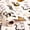 Halloween Cat - Off‑White, variant on HOMERAL Wrapping Paper Vintage Sketch Skull Halloween Black and White Skull Pattern 1 Roll 17 In x 16.5 Ft