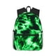 thumbnail image 1 of Disketp Green Tie Dye Mochila Ligera Clásica con Múltiples Bolsillos, Mochila Casual para Hombre y Mujer, Ideal para Escuela, Trabajo y Viajes, 1 of 6