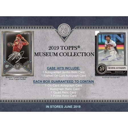 2019 Topps Museum Collection Baseball Hobby Box (4 Packs/5 Cards: 4