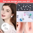 thumbnail image 3 of Kit para hacer aretes, kit de suministros para aretes que incluye ganchos para aretes, anillos de salto, postes para aretes y herramientas para hacer aretes, 3 of 5
